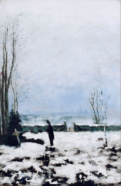 The Cemetery by Carl Fredrik Hill
